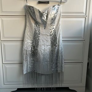 Bebe Addiction Collection Sequined Dress